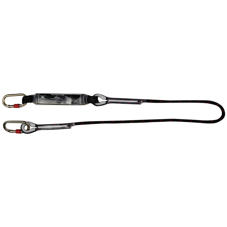 Kernmantle Safety Rope with Energy Absorber & Carabiner