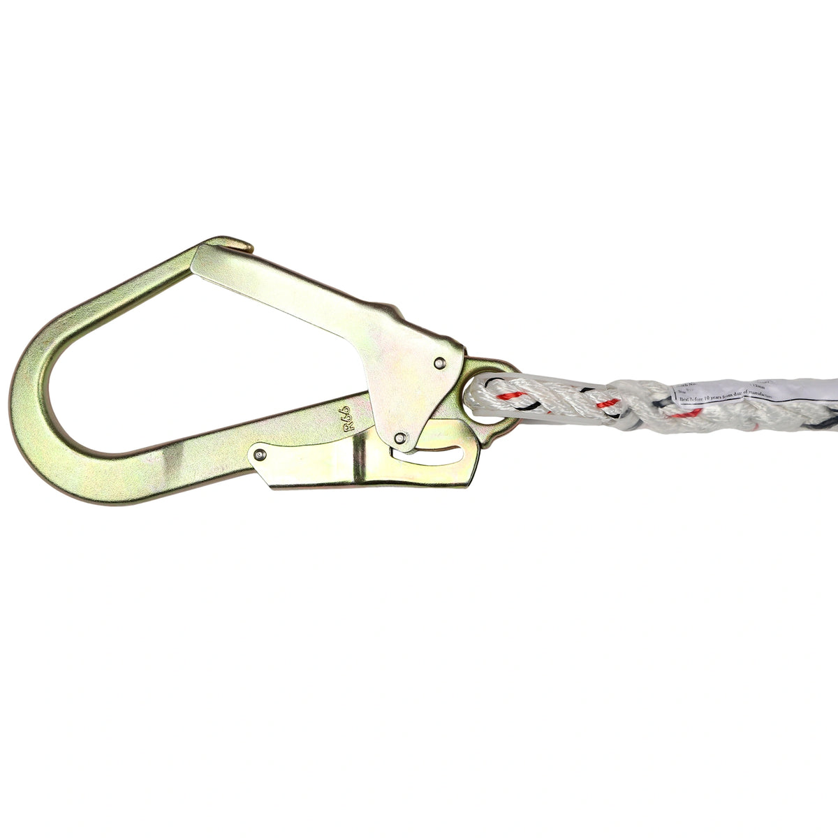 Lanyard with Energy Absorber, Loop & Scaffolding Hook