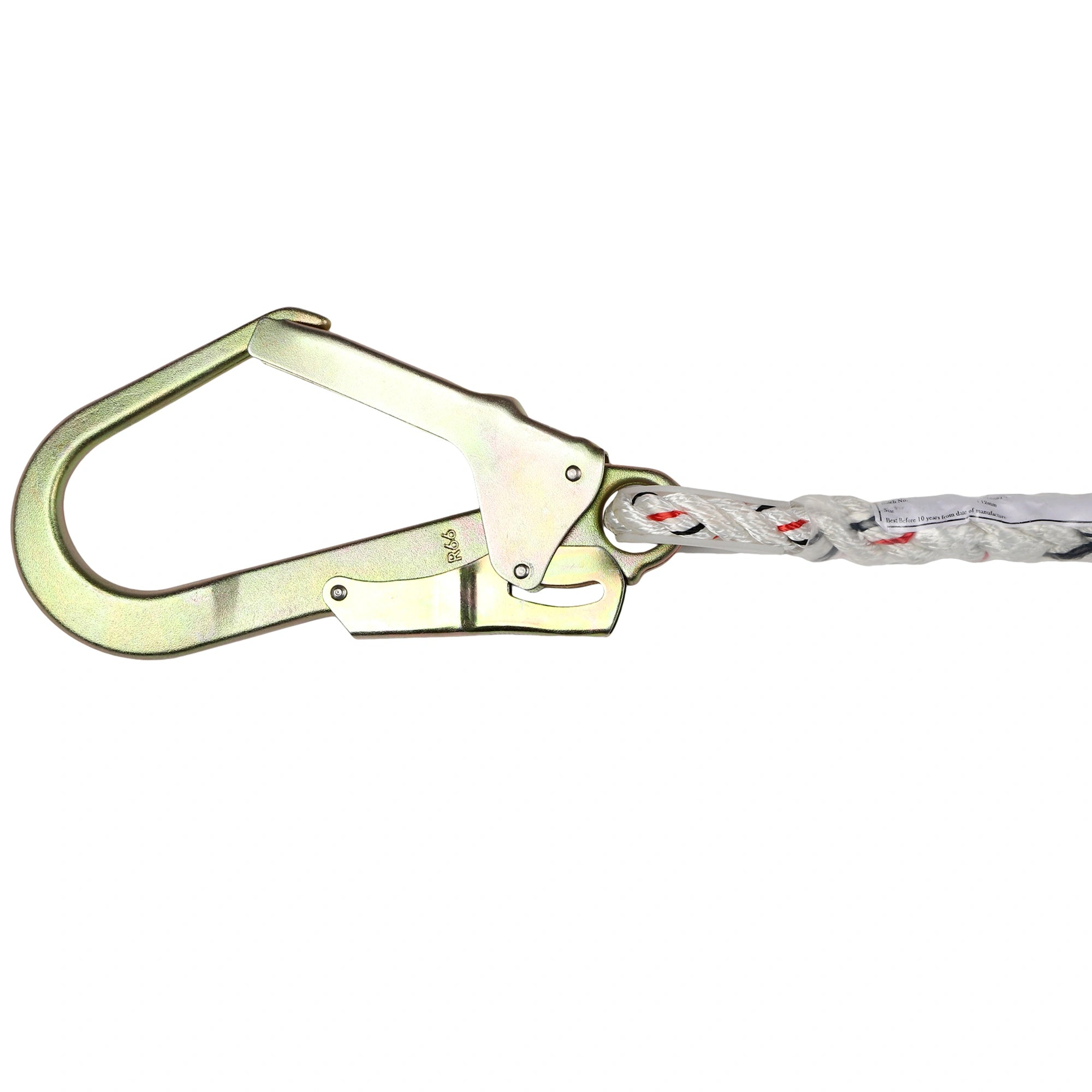 Lanyard with Energy Absorber, Loop & Scaffolding Hook