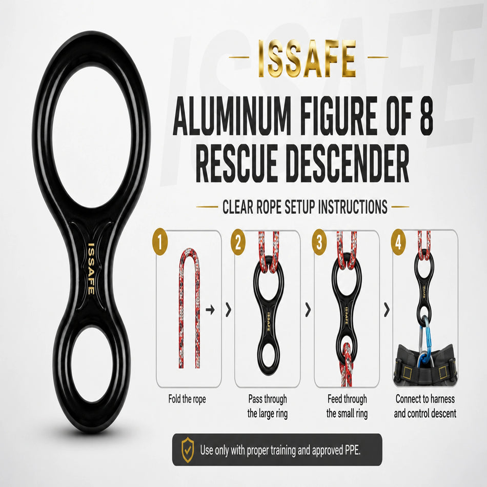 ISSAFE Figure of 8 Rescue Descender – ISF313
