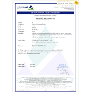 EU TYPE-EXAMINATION CERTIFICATE