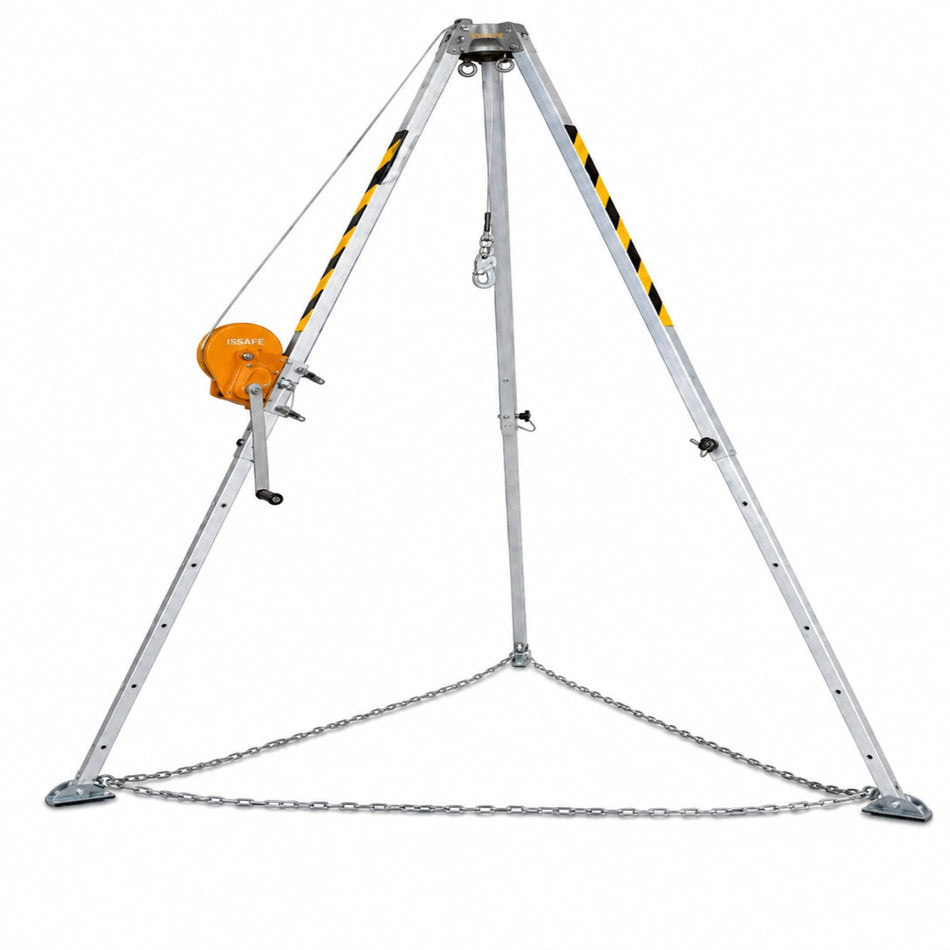 Tripod with Manual Winch for Confined Space Entry
